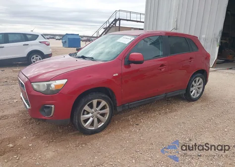 2014 Mitsubishi Outlander Sport Es z USA, uszkodzony, nr VIN 4A4AP3AU7EE025371